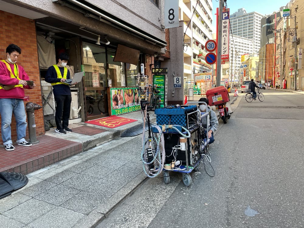 Field measurement in Yokohama